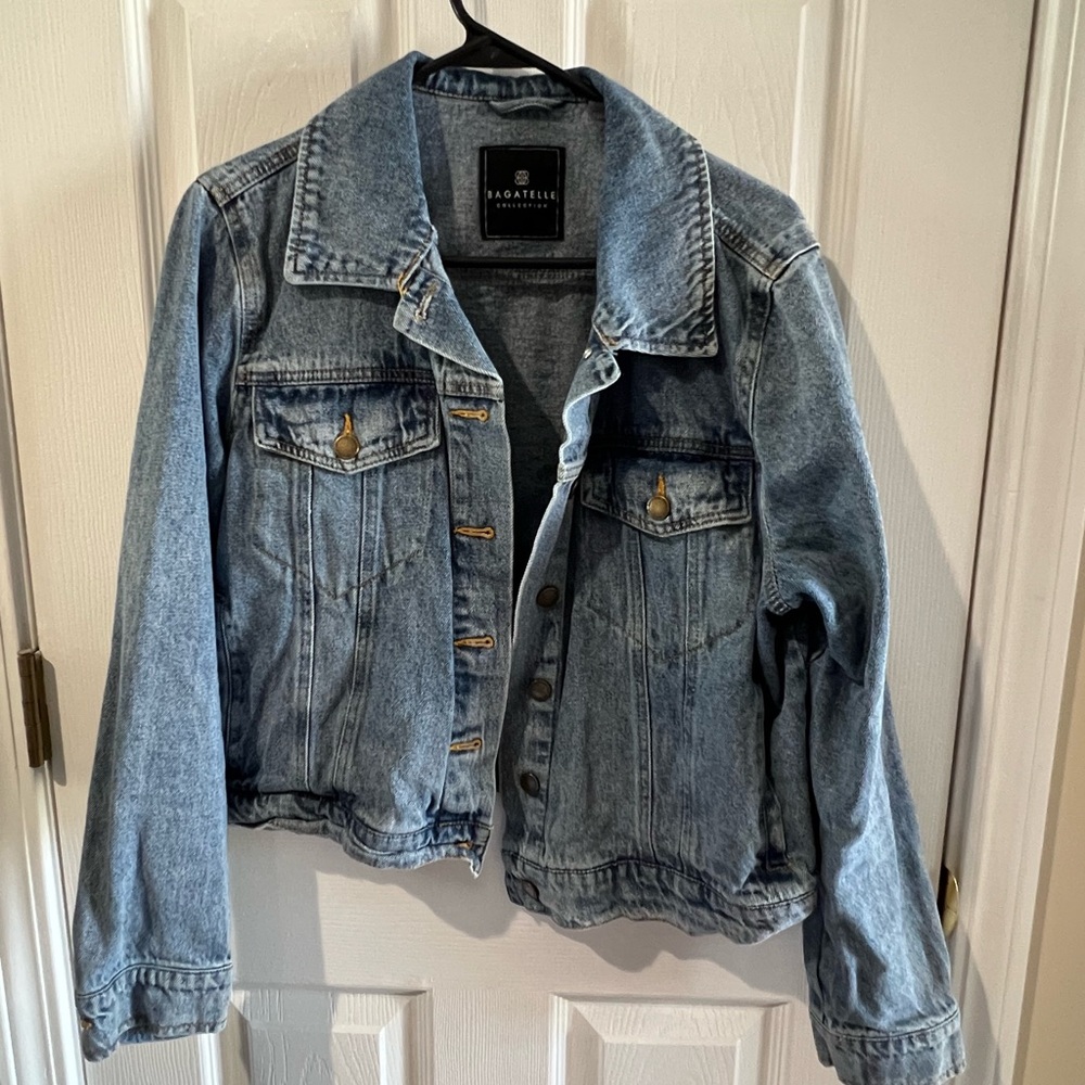 Bagatelle Blue Jean Jacket Classic Trucker Style
